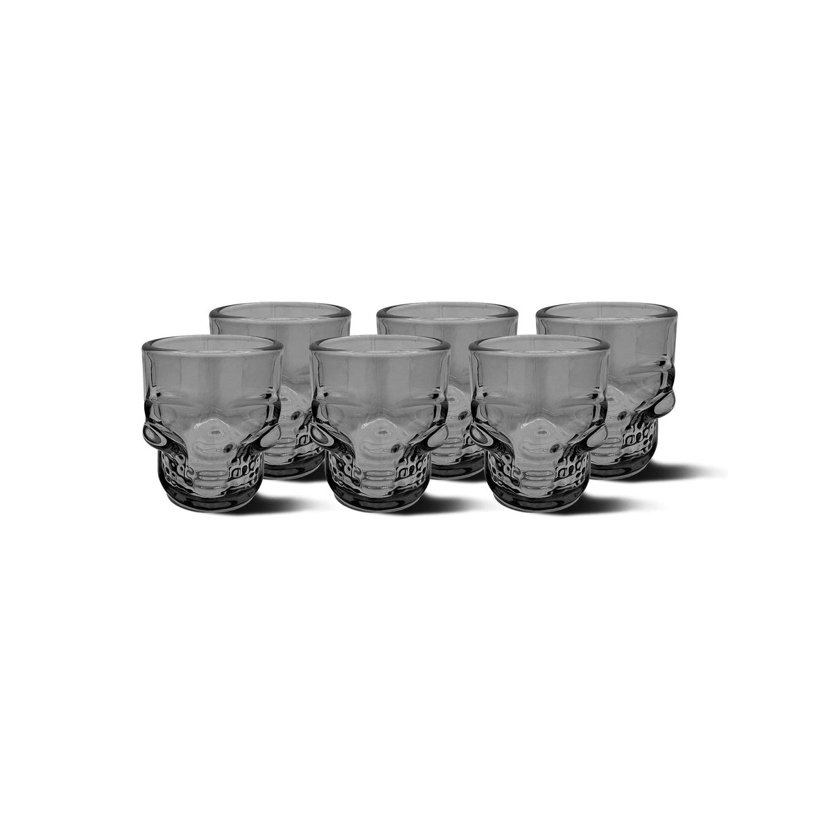 Skull Shot Glasses, 1.75 oz, Set of 6