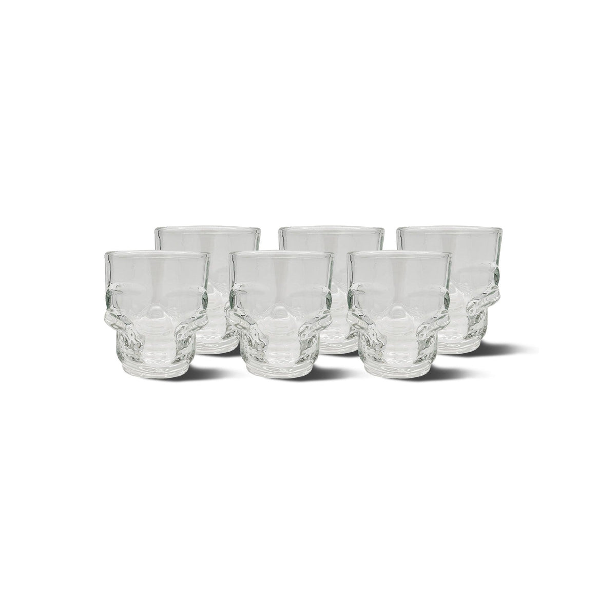 Skull Shot Glasses, 1.75 oz, Set of 6