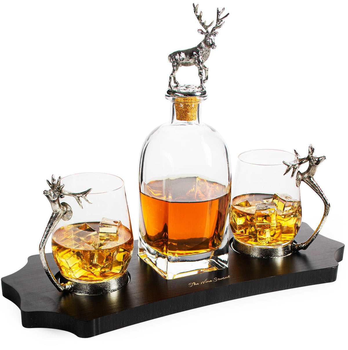 Stag Whiskey Decanter Set