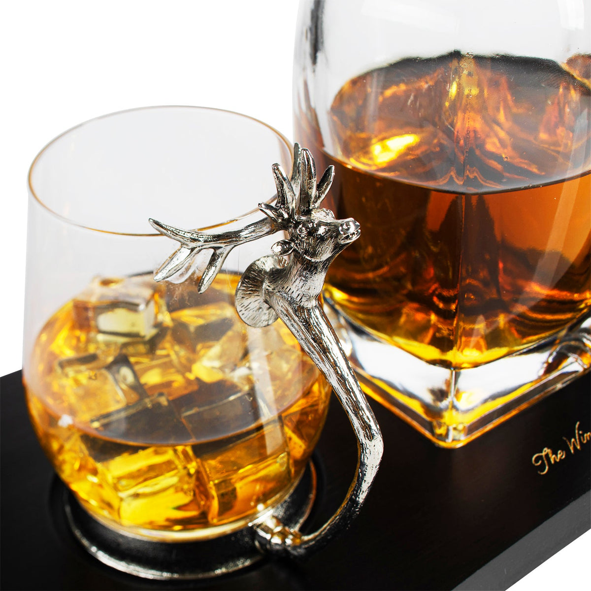 Stag Whiskey Decanter Set