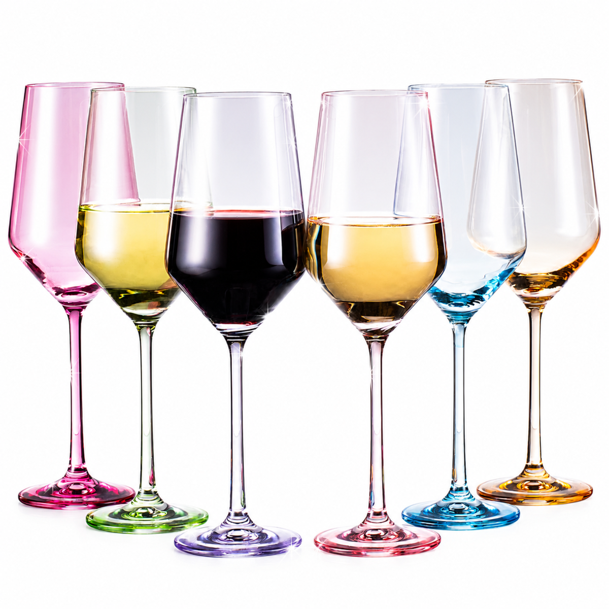 Colored Wine Glasses