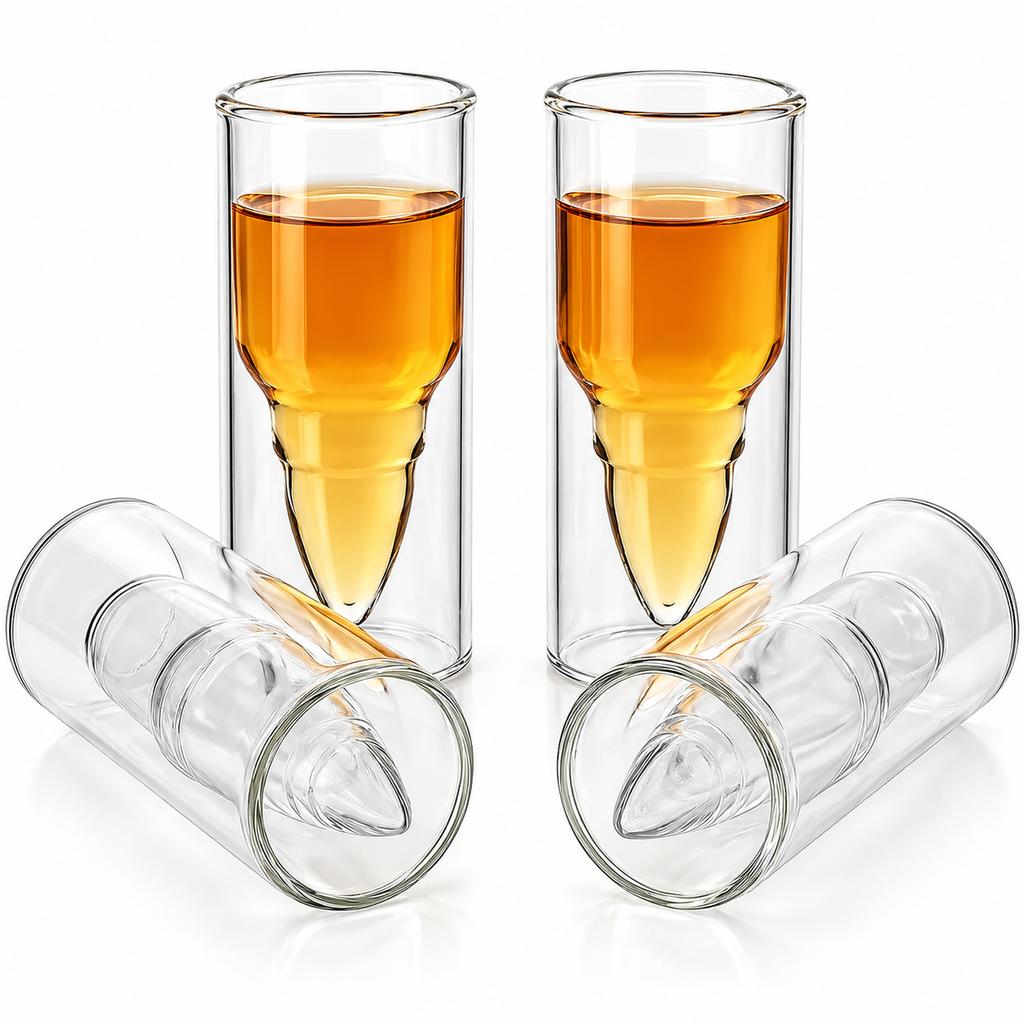 Bullet-Shaped Shot Glasses