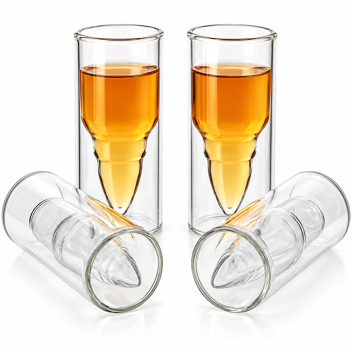 Bullet-Shaped Shot Glasses