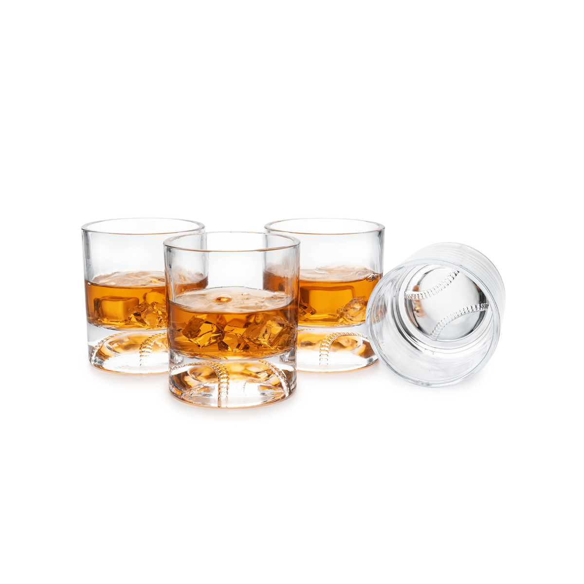 Baseball Whiskey Glasses