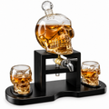 Skull Whiskey Decanter Set, 750 ml