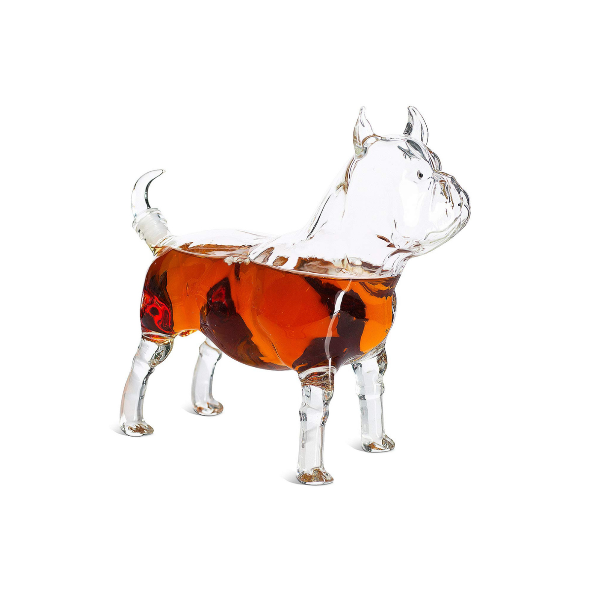 Pug Whiskey and Wine Decanter