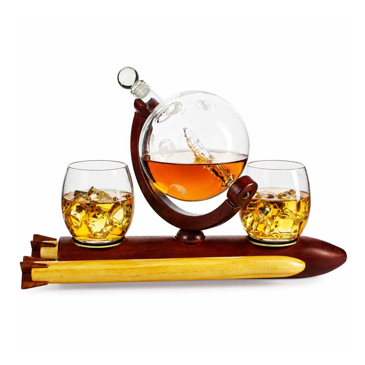 Rocket Whiskey Decanter Set