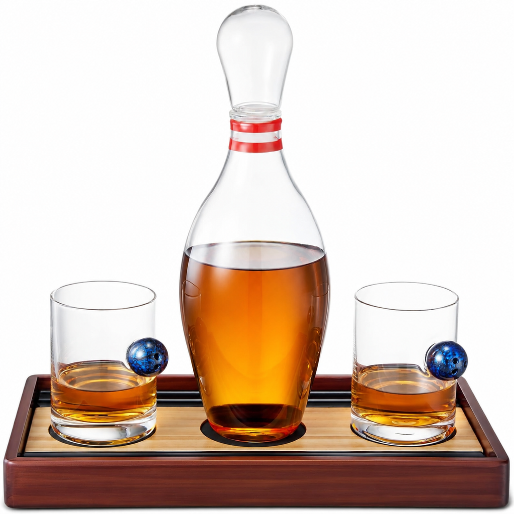 Bowling Decanter Gift Set