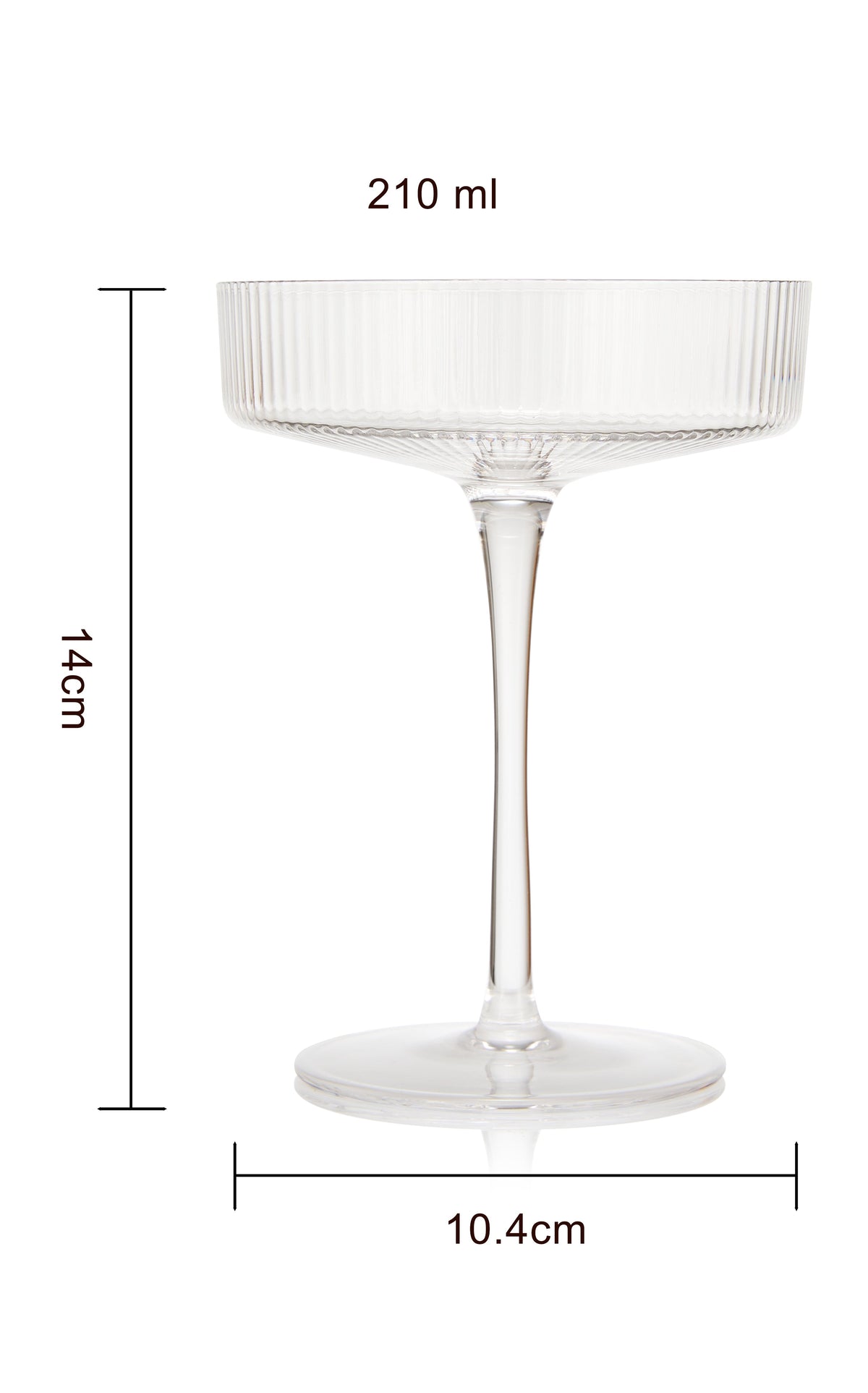 Cocktail Coupe Goblet Glasses