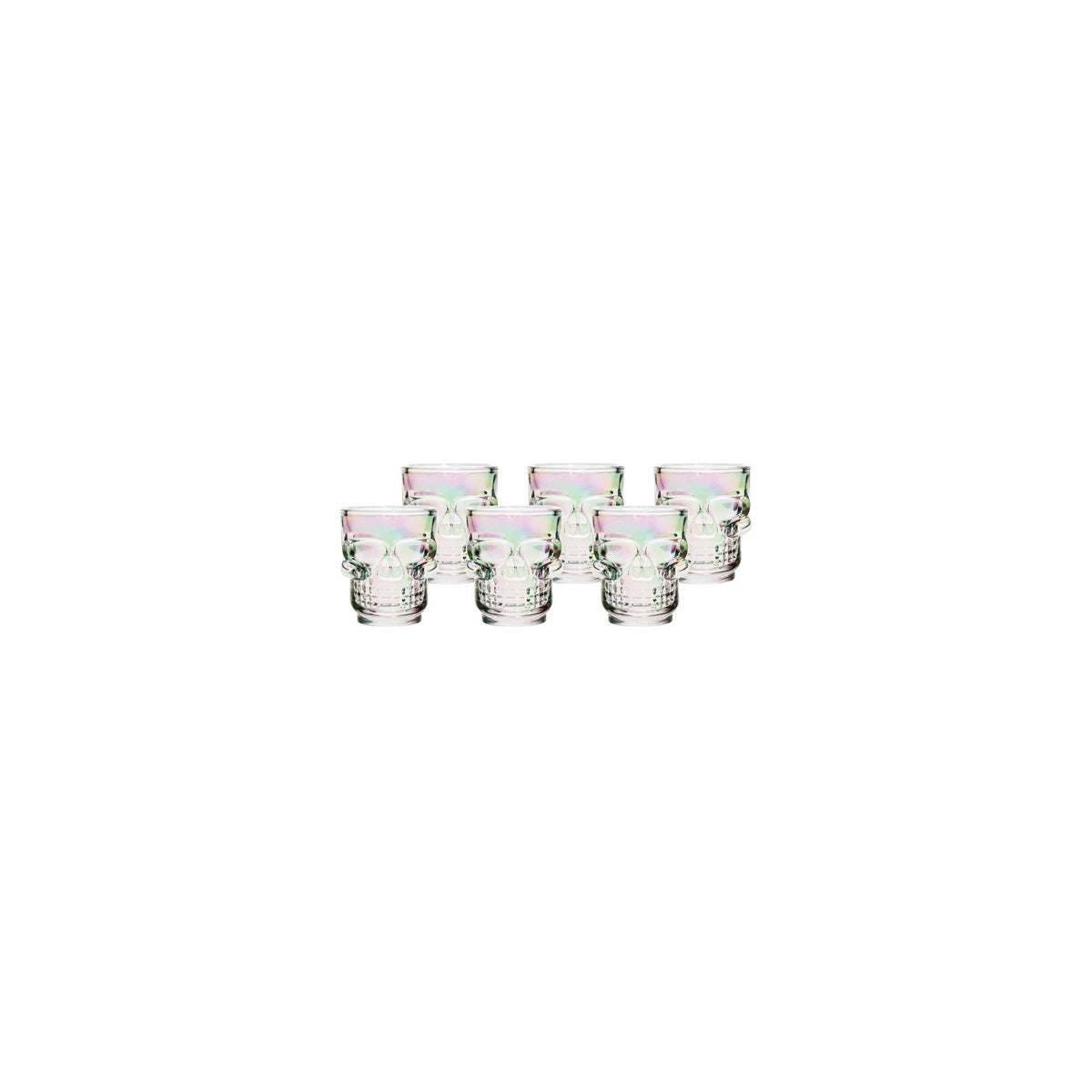 Skull Shot Glasses, 1.75 oz, Set of 6