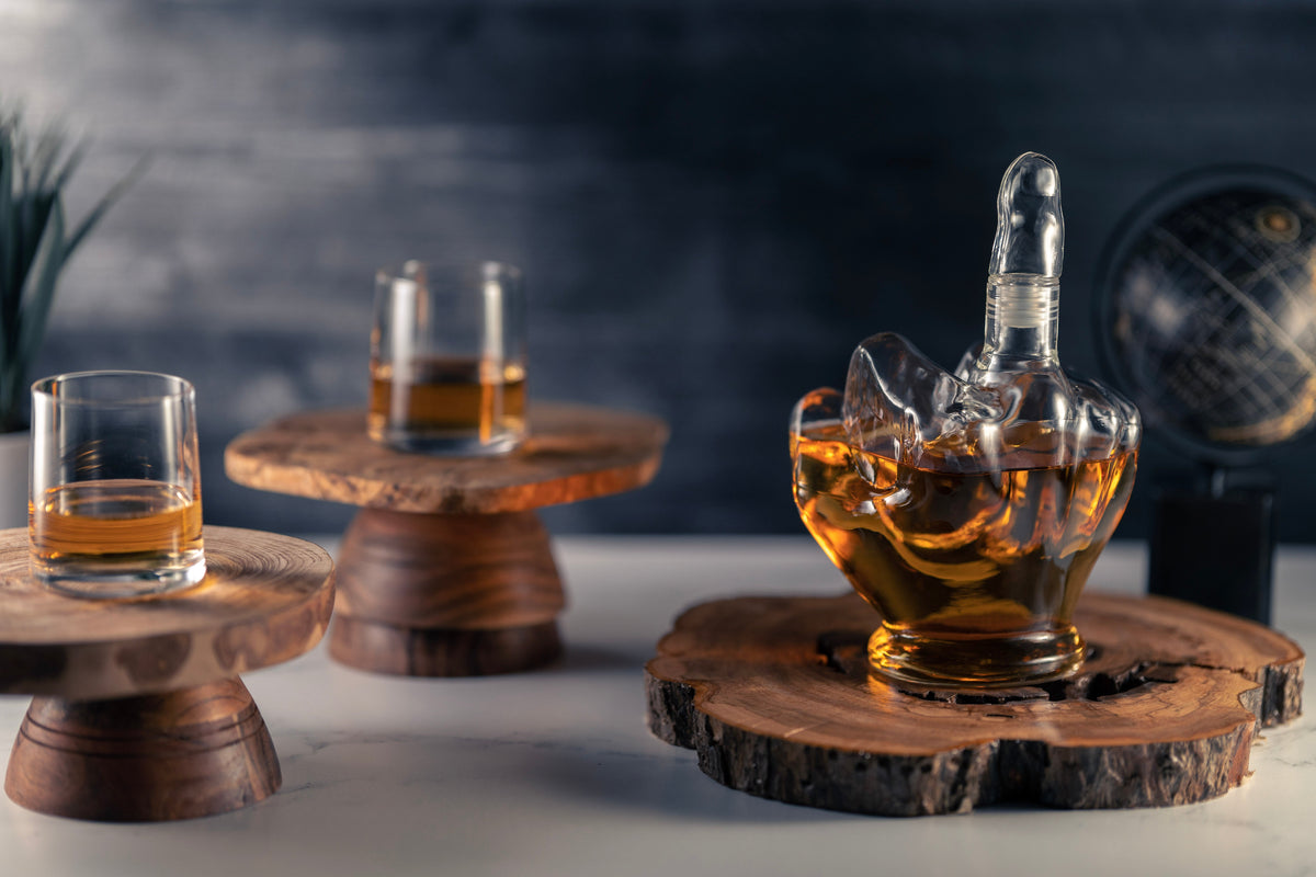Middle Finger Whiskey Decanter