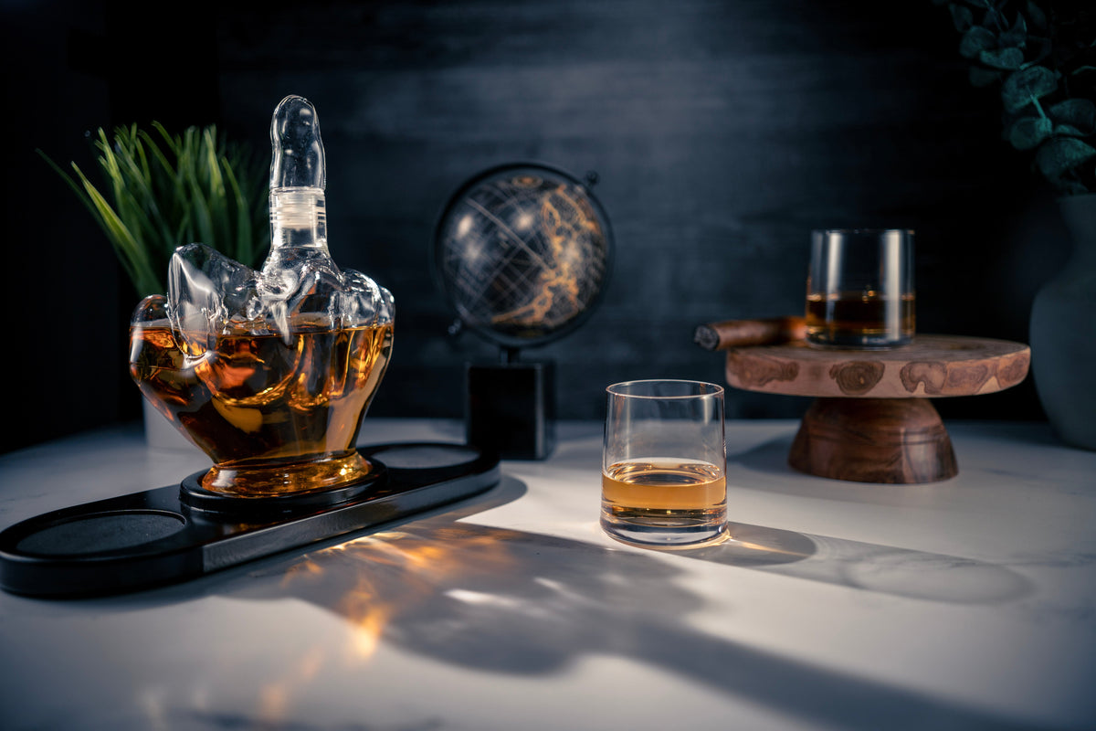 Middle Finger Whiskey Decanter