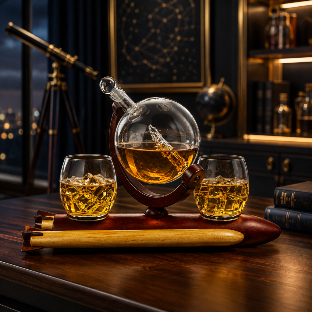 Rocket Whiskey Decanter Set