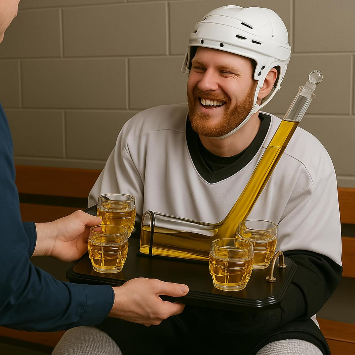 Ice Hockey Whiskey Decanter