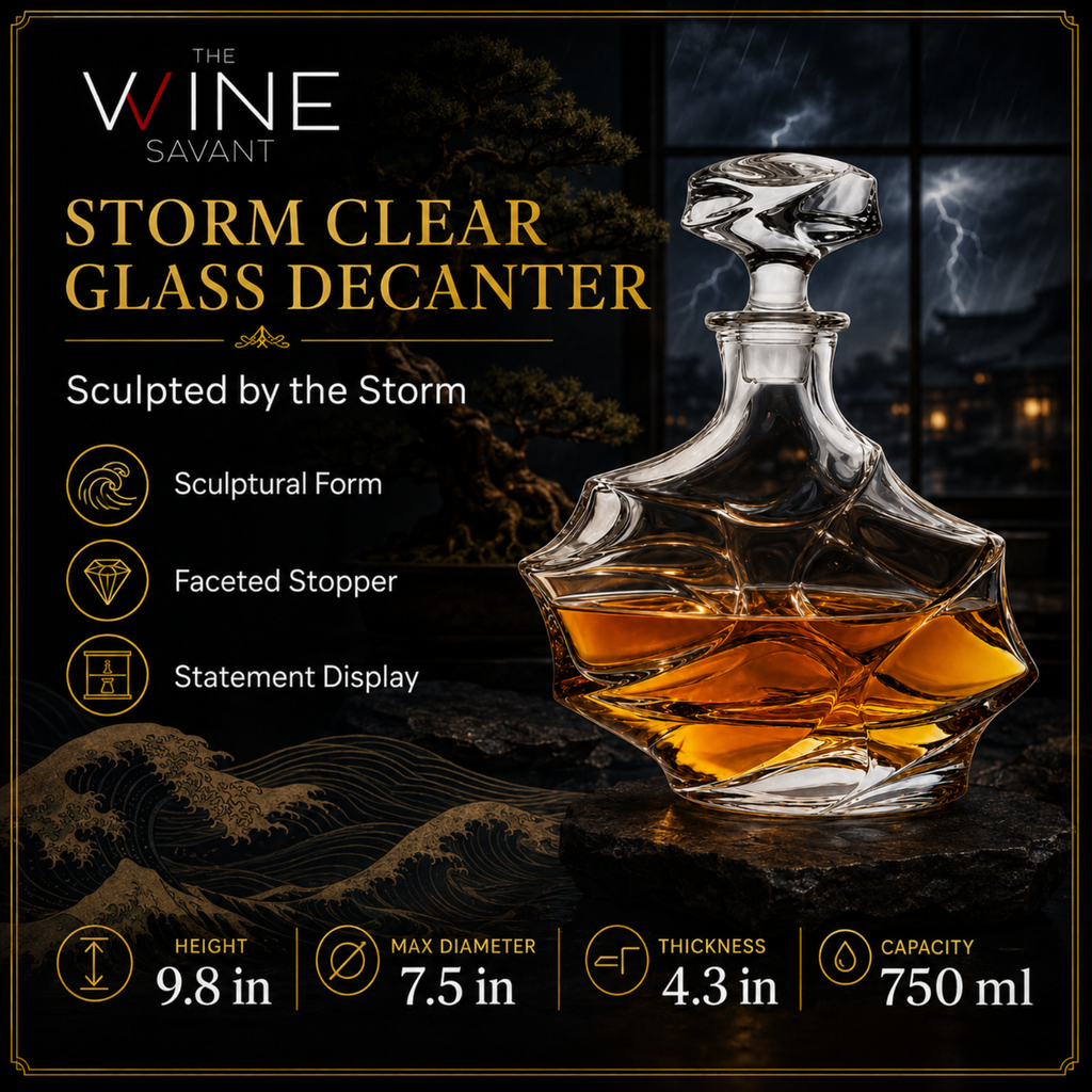 Storm Clear Glass Decanter
