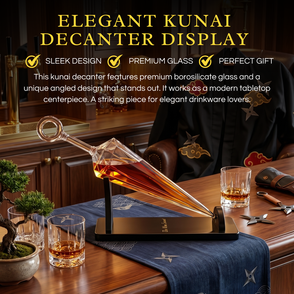 Kunai Decanter, 25 oz