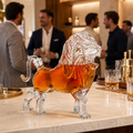 Lion Whiskey and Wine Decanter