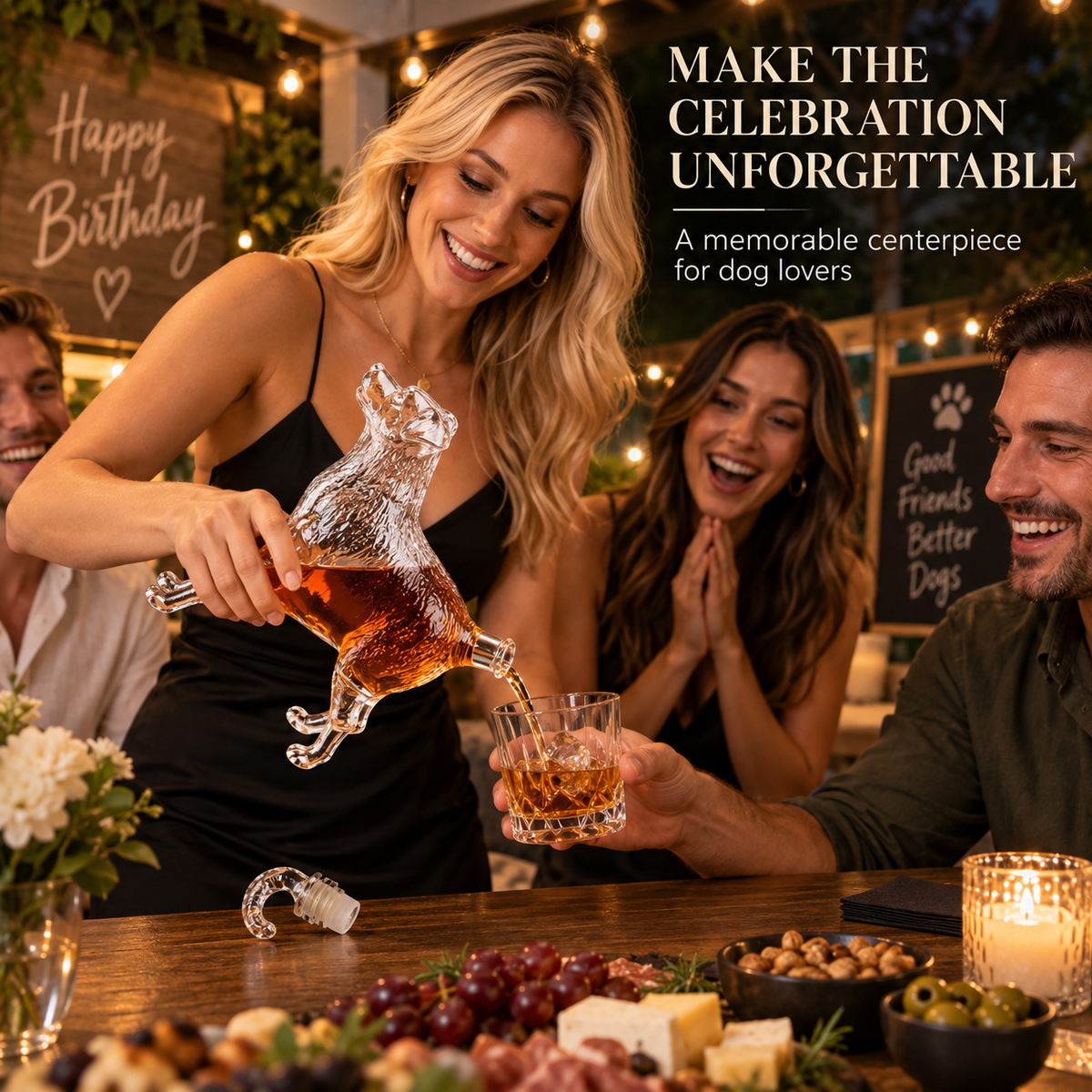 Dog-Shaped Whiskey Decanter