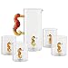 Sea Horse Pitcher and Glasses