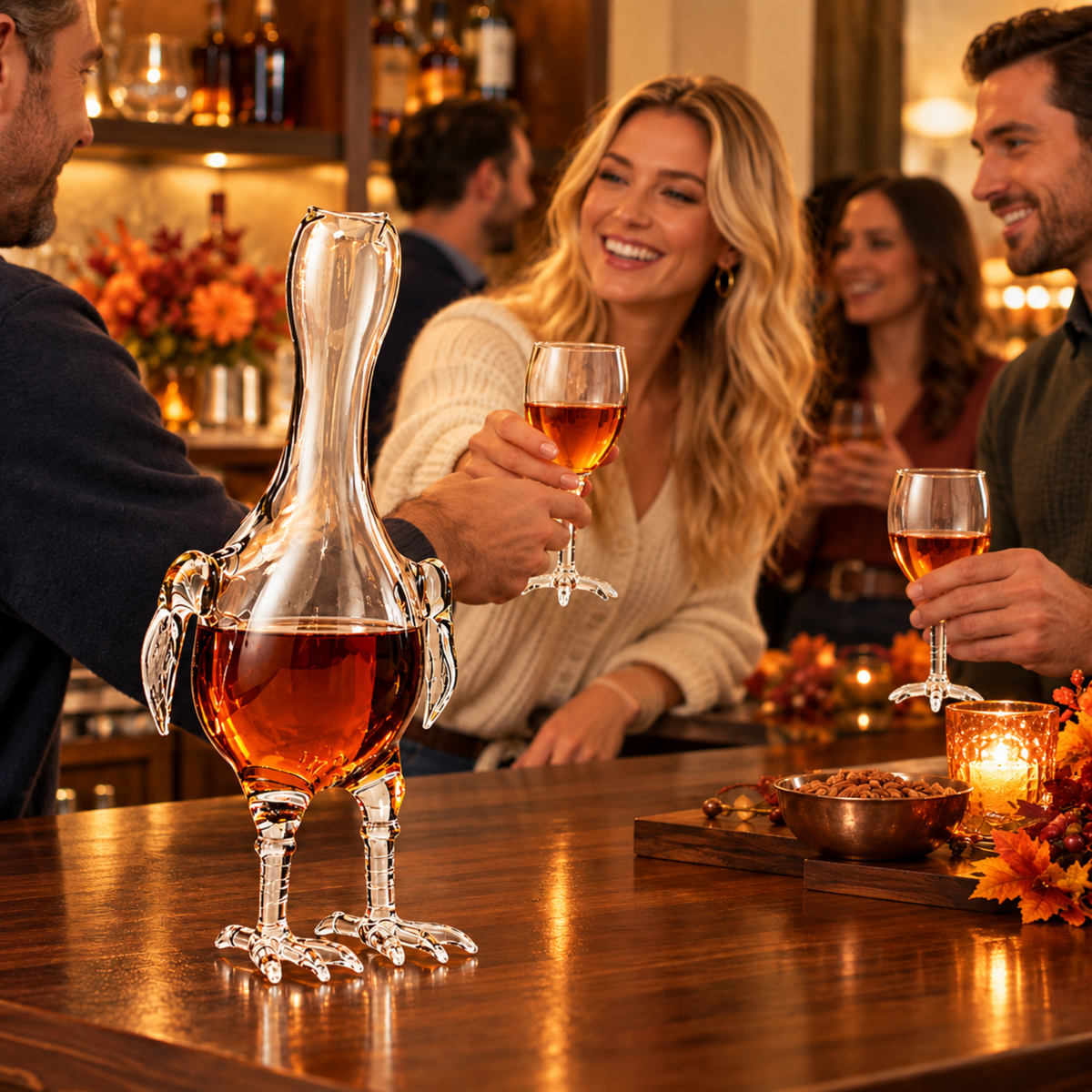 Chicken Whiskey Decanter