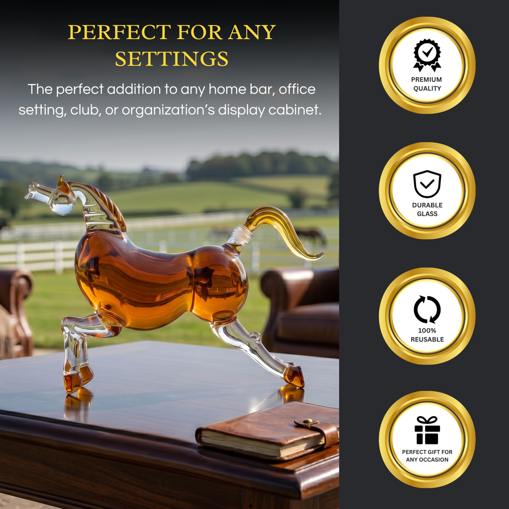 Horse Whiskey Decanter
