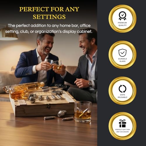 Luxury Pistol Decanter Bar Gift Set