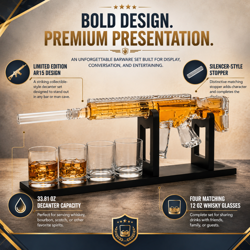 AR Limited Edition Whiskey Decanter Set