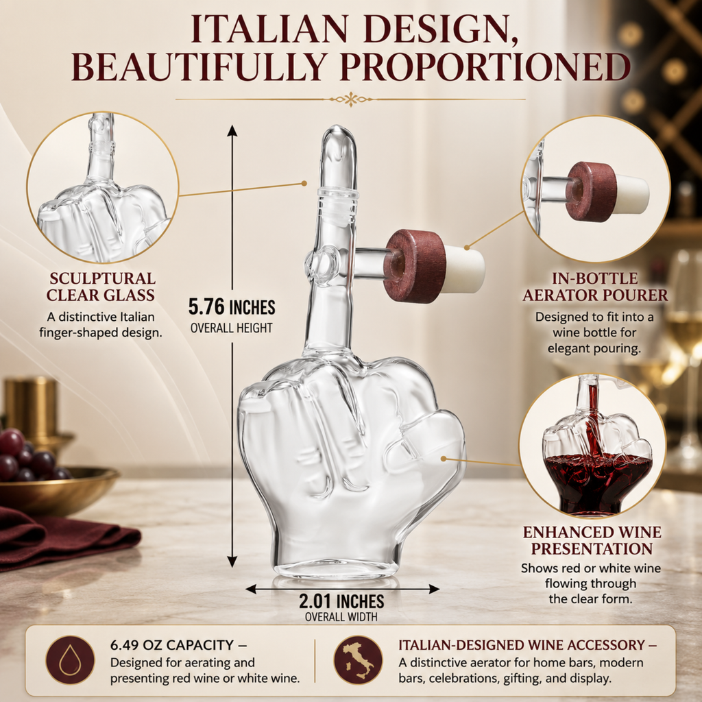 Middle Finger Wine Aerator