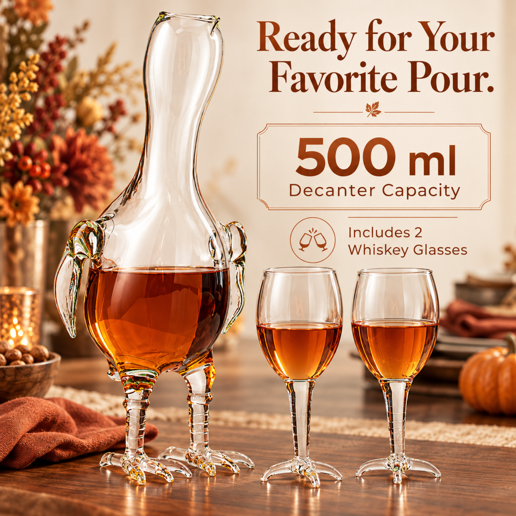 Chicken Whiskey Decanter