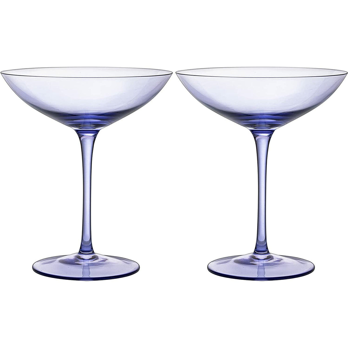 Colorful Champagne Coupes, 12 oz