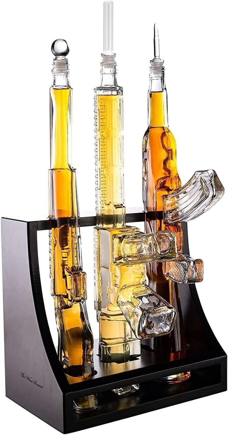 Gun Whiskey Decanter Gift