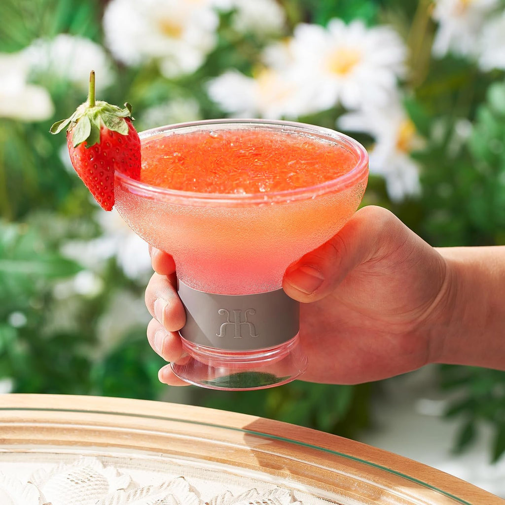 Frozen Margarita Chiller Glasses, 12 oz, Set of 4