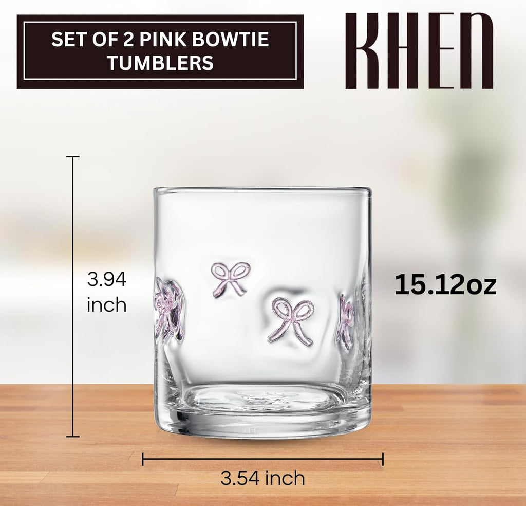 Bowtie Acrylic Tumblers