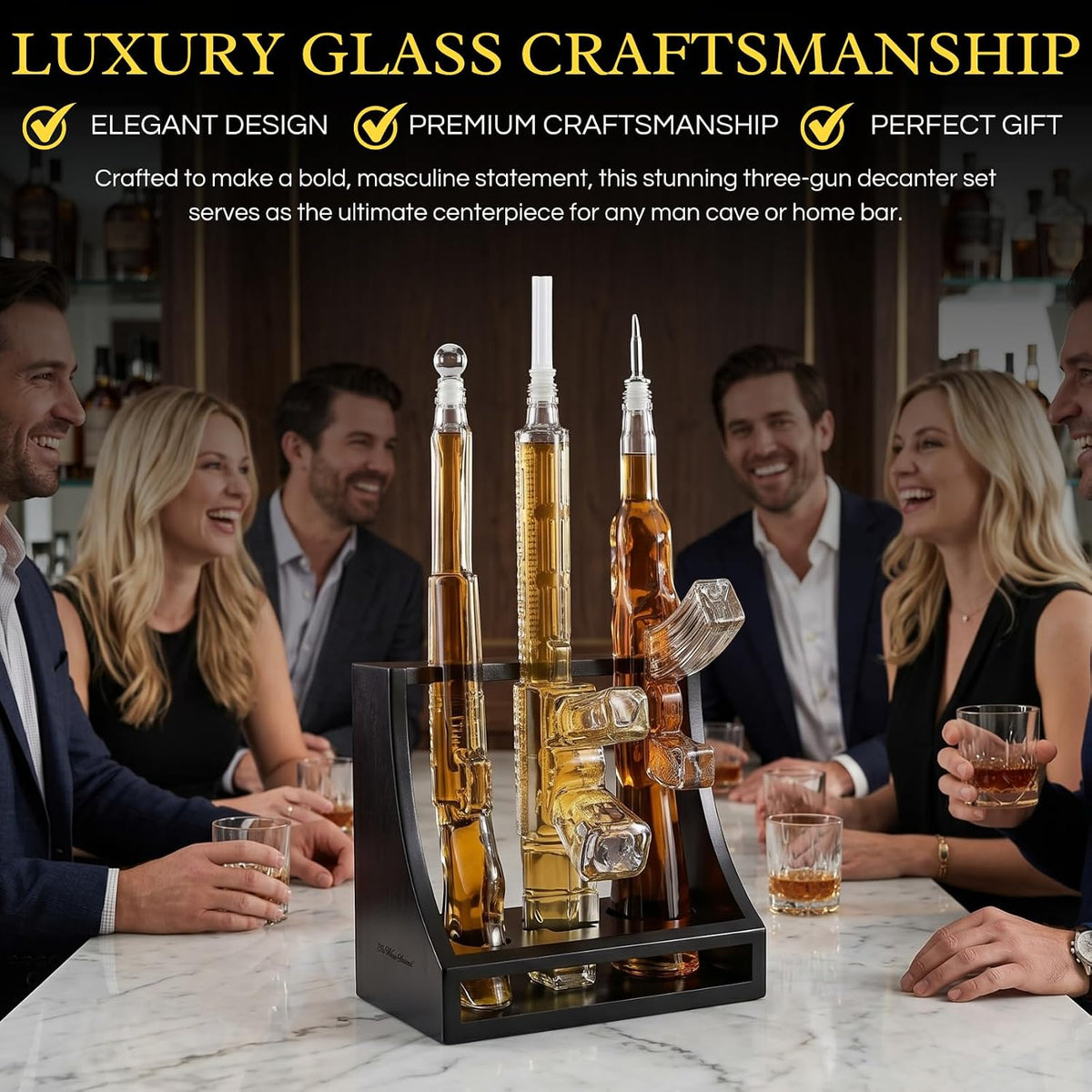 Gun Whiskey Decanter Gift
