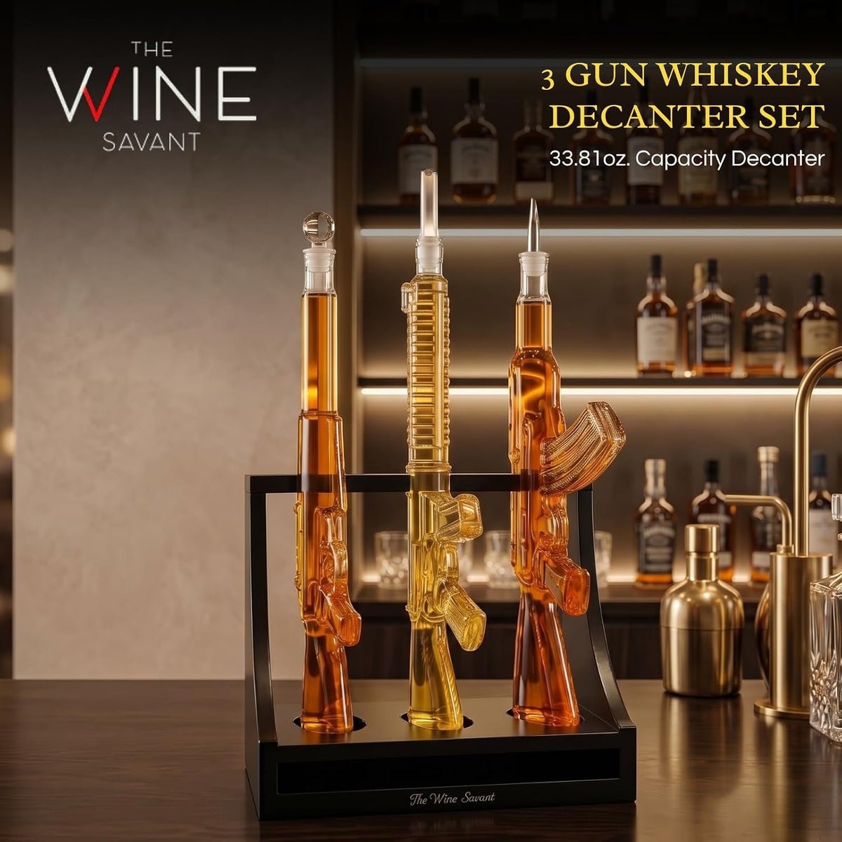 Gun Whiskey Decanter Gift