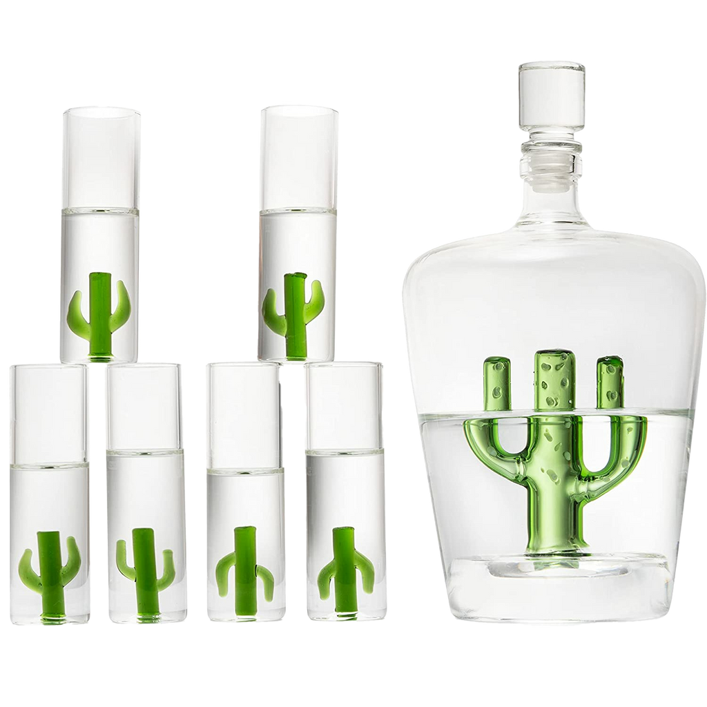Cactus Tequila Decanter Set