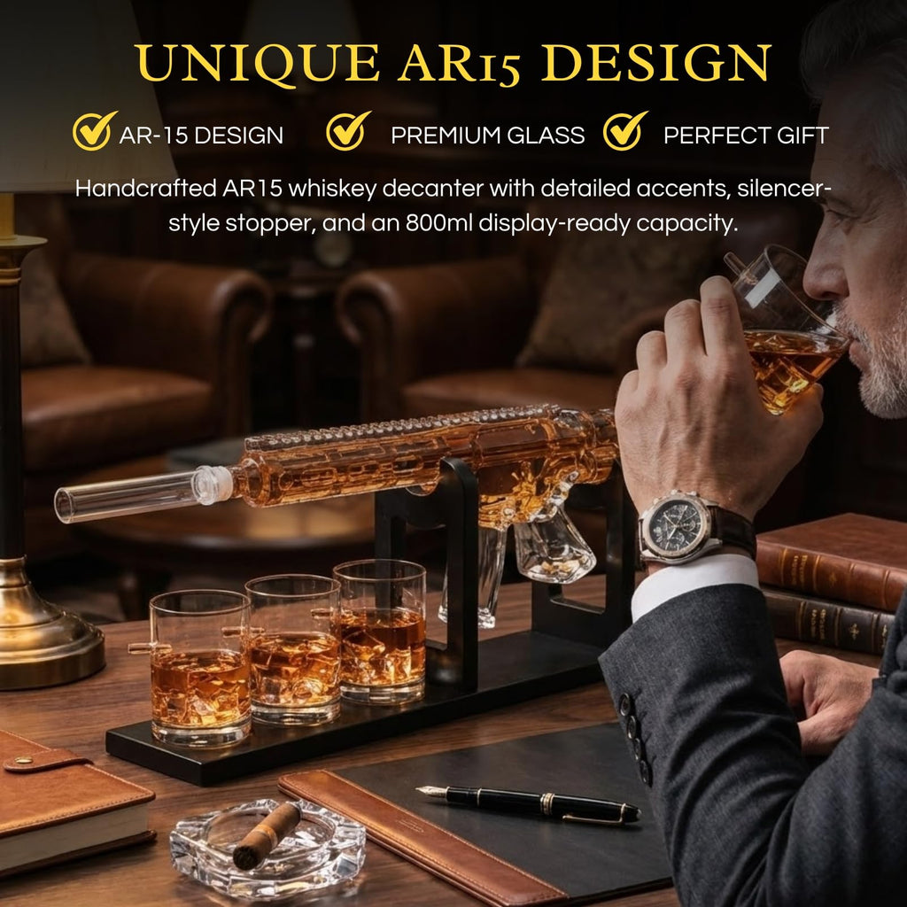 AR-15 Whiskey Decanter