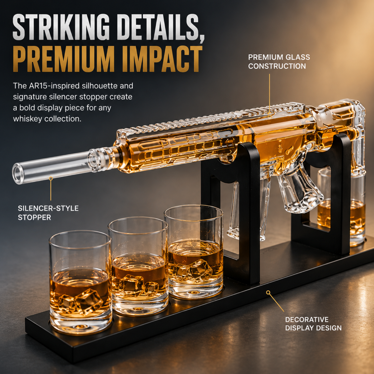 AR Limited Edition Whiskey Decanter Set