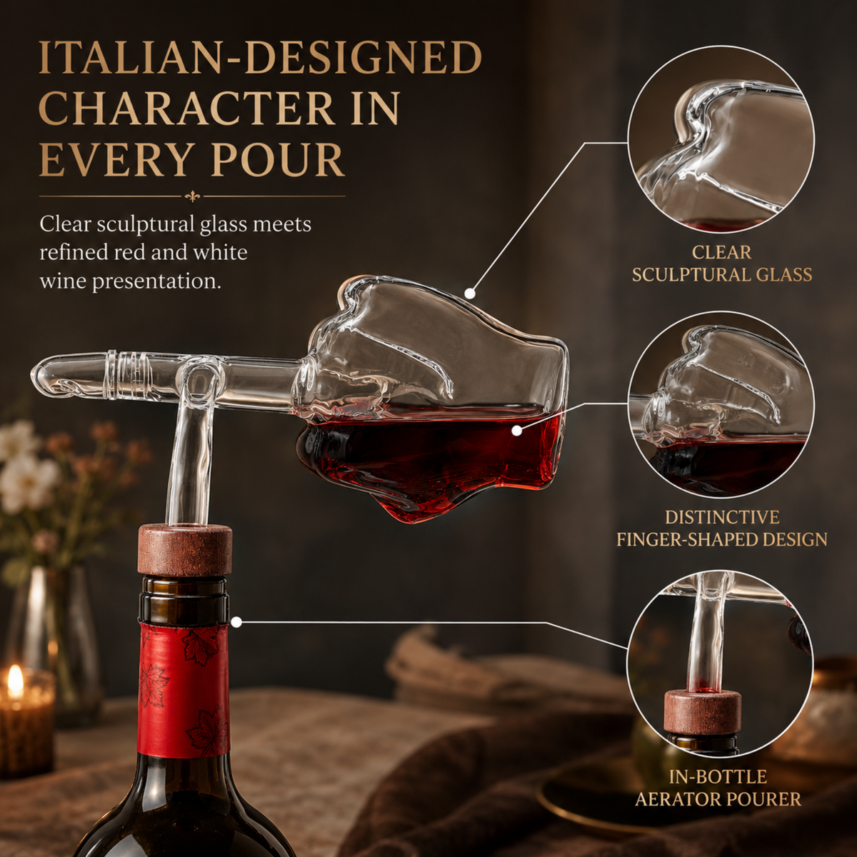 Middle Finger Wine Aerator
