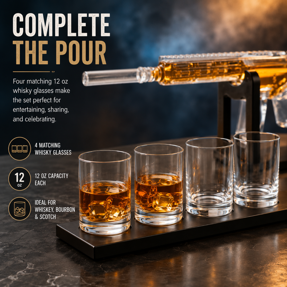AR Limited Edition Whiskey Decanter Set