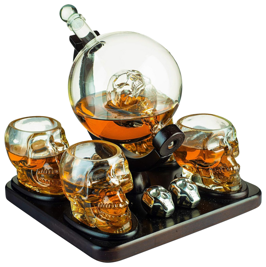 Large Skull Face Decanter