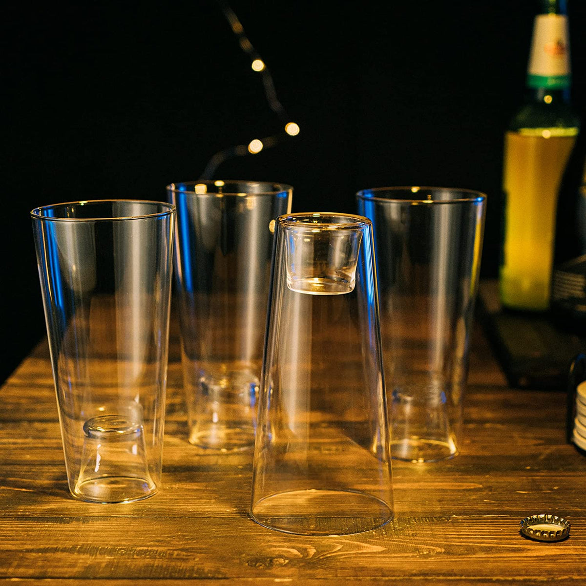 Shot in the Pint Glass, Set of 4