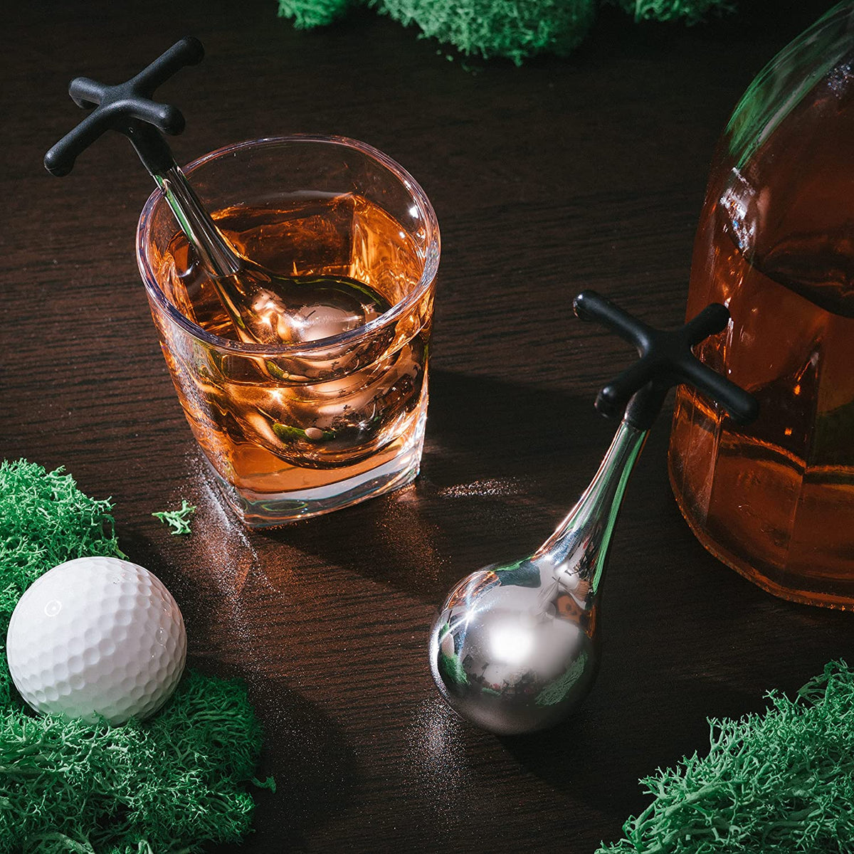 Golf Stick Whiskey Stones