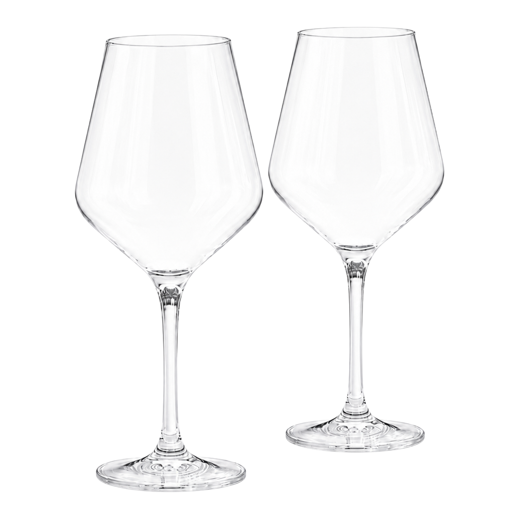 Unbreakable Stemmed Wine Glasses, 18 oz, Set of 2