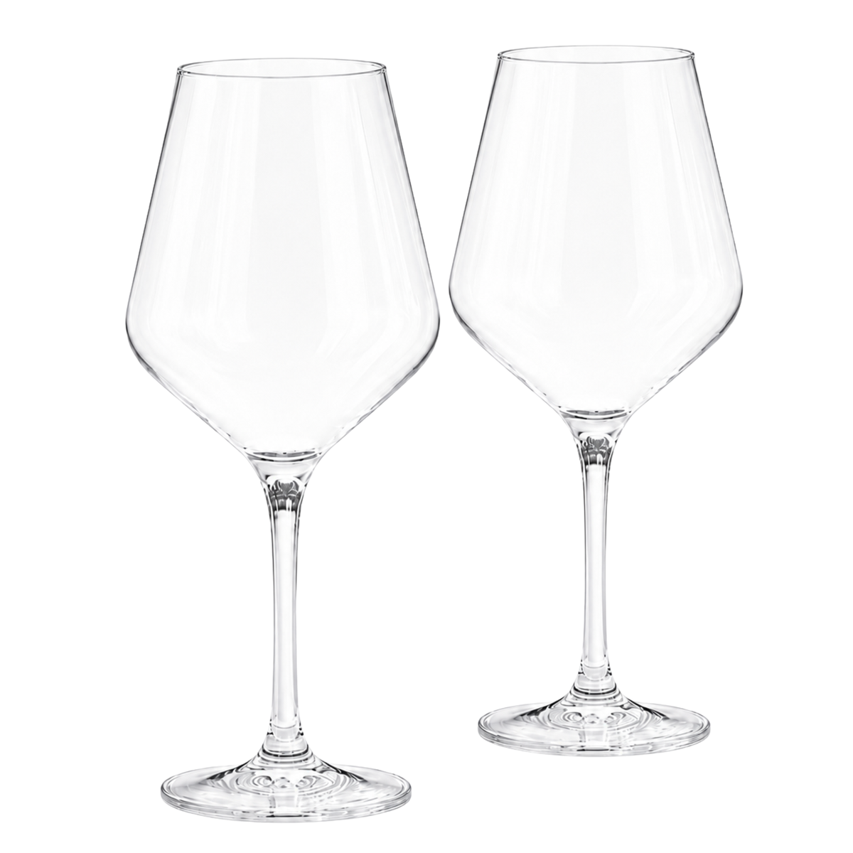 Unbreakable Stemmed Wine Glasses, 18 oz, Set of 2