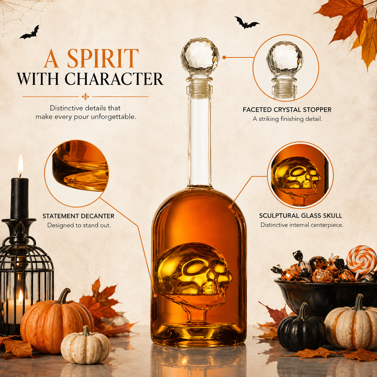 Skull Bottle Decanter