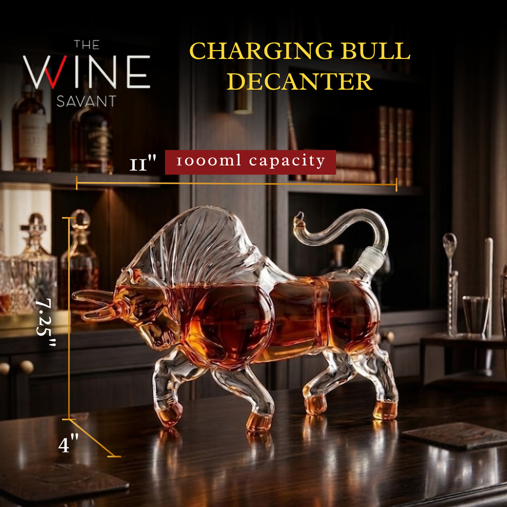 Bull Whiskey Decanter