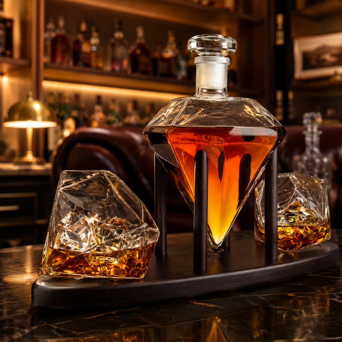 Diamond Decanter Gift Set