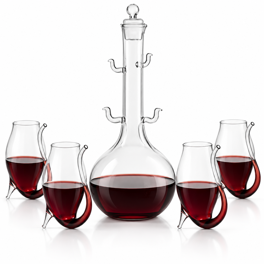Porto Decanter Set with Port Sippers
