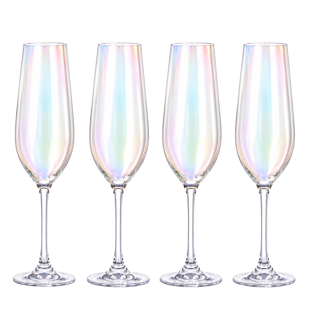 Iridescent Champagne Glasses